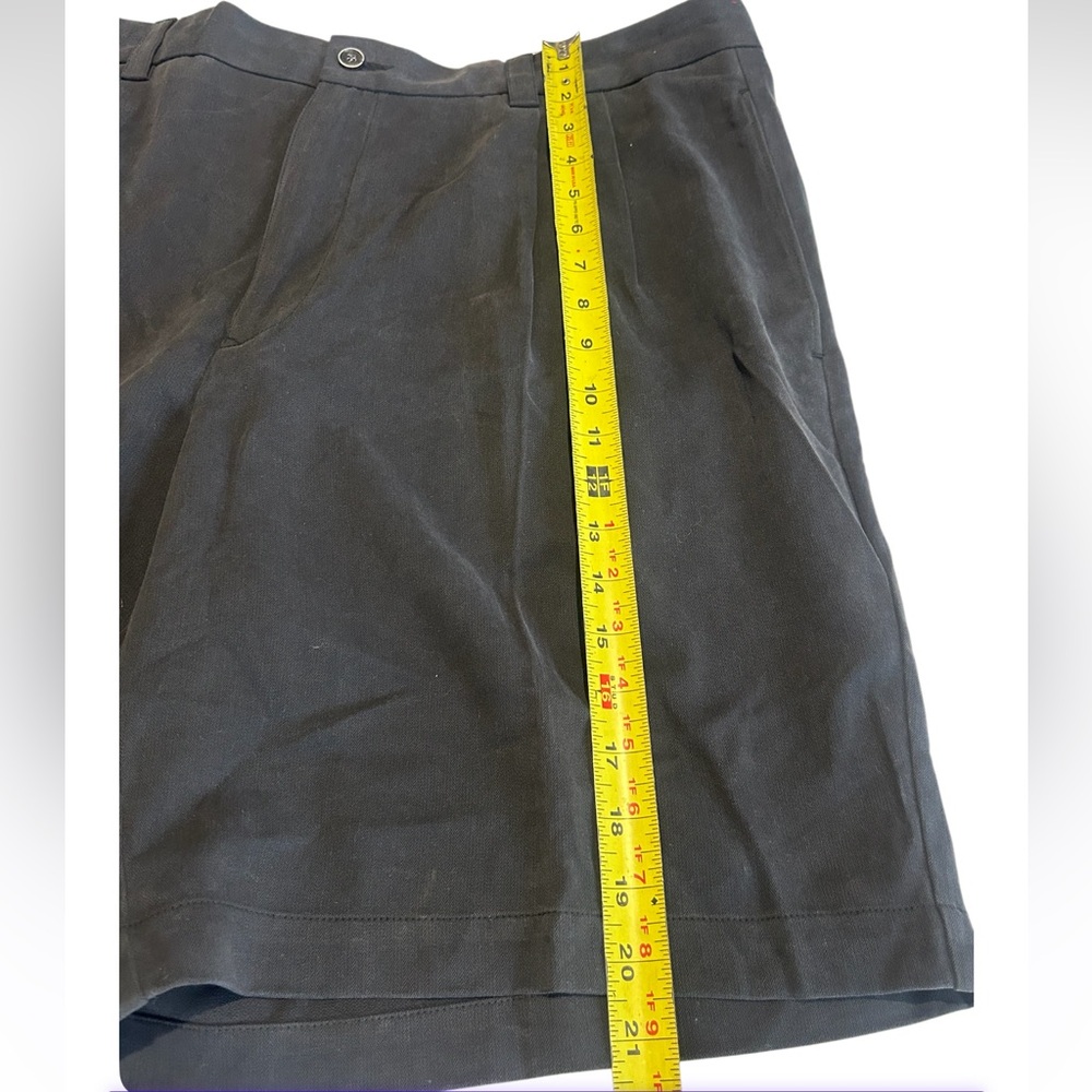 Tommy Bahama Men Point Sand Black Silk Pleated Shorts Classic Fit w/Pockets Sz10 - Picture 11 of 11